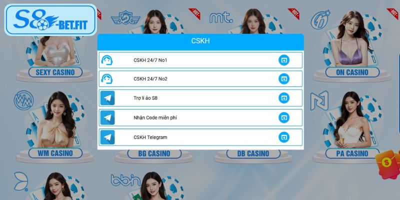 Liên hệ S8 ngay khi gặp lỗi trong quá trình chơi game