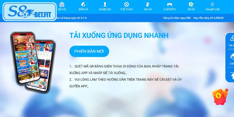 Tiến trình tải app chỉ trong vài thao tác cơ bản